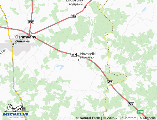 MICHELIN Novoselki map - ViaMichelin