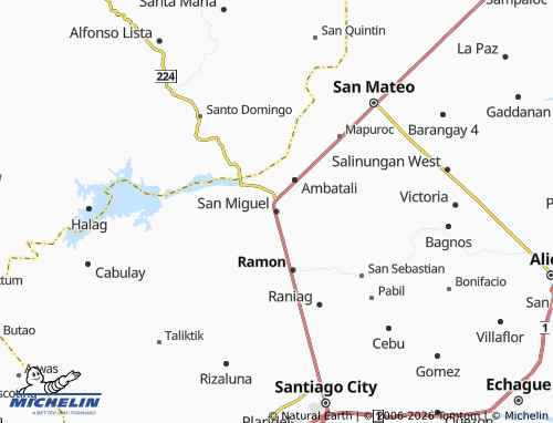 MICHELIN San Miguel map - ViaMichelin