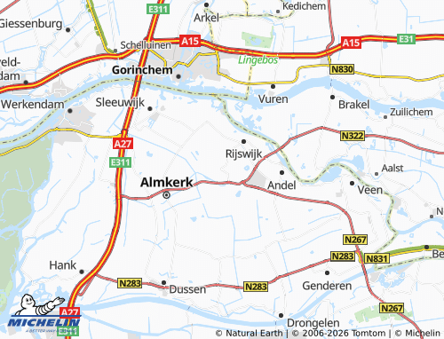 Carte MICHELIN Uitwijk - ViaMichelin