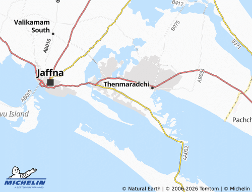 Mapa MICHELIN Kaithady Navatkuli - ViaMichelin