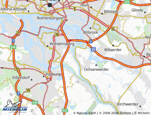Mapa MICHELIN Spadenland - ViaMichelin