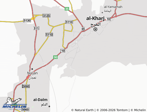 Carte MICHELIN al-Rawabi - ViaMichelin