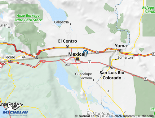 Mapa MICHELIN Baixa Califórnia - ViaMichelin