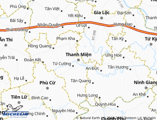 MICHELIN Thanh Miện map - ViaMichelin