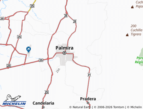 Carte MICHELIN San Carlos - ViaMichelin
