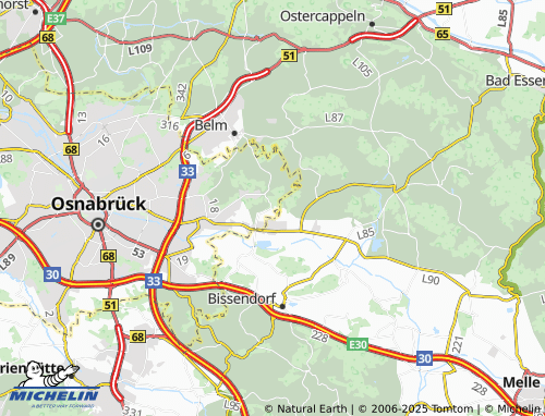 MICHELIN Sudhoff map - ViaMichelin