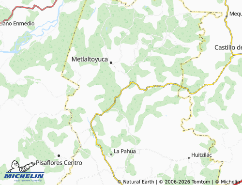MICHELIN Cerco de Piedra map - ViaMichelin