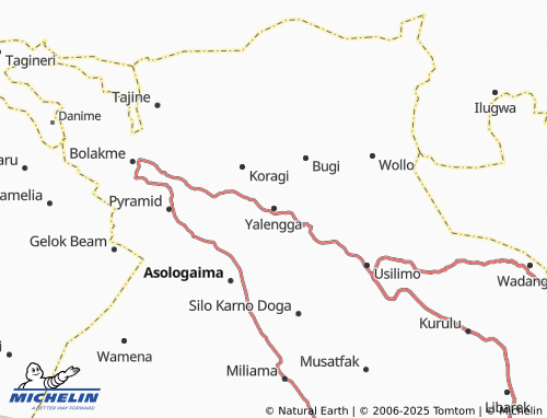 MICHELIN Yalengga map - ViaMichelin