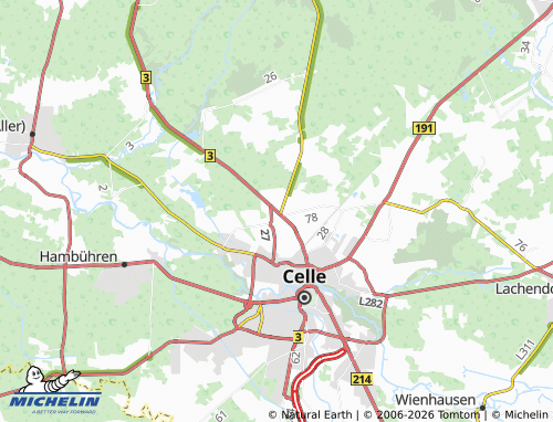 MICHELIN Groß Hehlen map - ViaMichelin