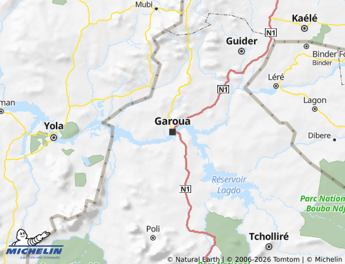 Mapa MICHELIN Bénoué - ViaMichelin