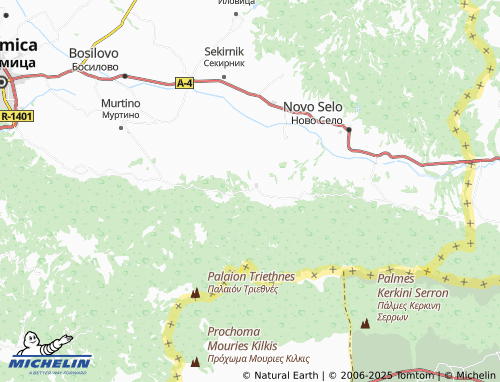 MICHELIN Koleshino map - ViaMichelin