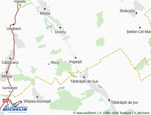 Carte MICHELIN Popești - ViaMichelin