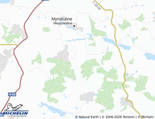 Carte MICHELIN Kruhlyky - ViaMichelin