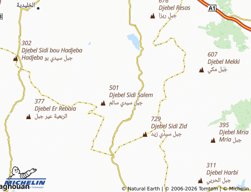 Carte MICHELIN Douar Laababsa - ViaMichelin