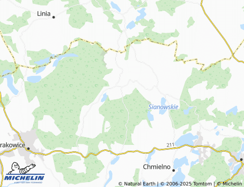 MICHELIN-Landkarte Mirachowo - ViaMichelin