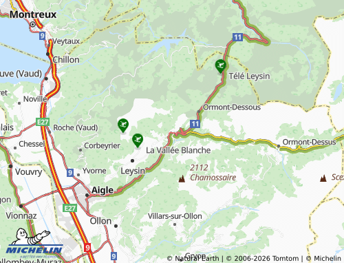 MICHELIN Le Sépey map - ViaMichelin