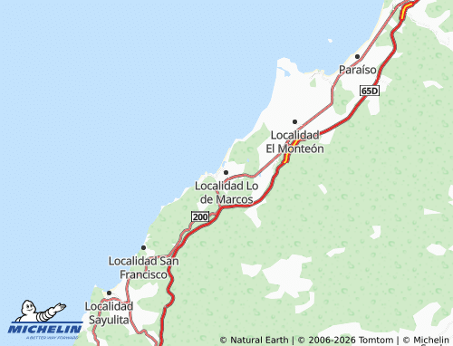Mappa MICHELIN Localidad Lo de Marcos - ViaMichelin