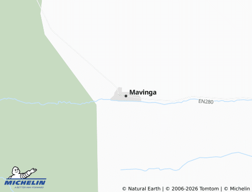 MICHELIN Mavinga map - ViaMichelin