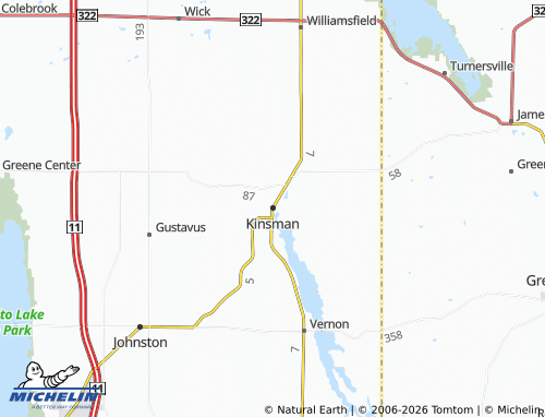 Mappa MICHELIN Kinsman - ViaMichelin