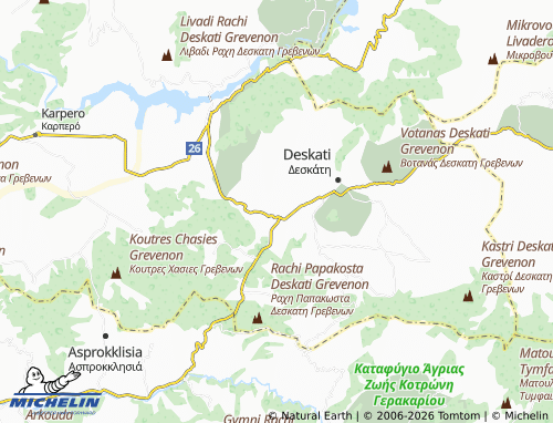 Carte MICHELIN Paraskevi - ViaMichelin