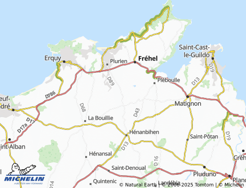 MICHELIN-Landkarte Besnard - ViaMichelin