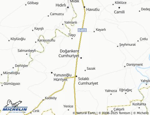 Mappa MICHELIN Doğankent Kışla - ViaMichelin