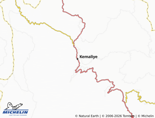 MICHELIN Kemaliye map - ViaMichelin