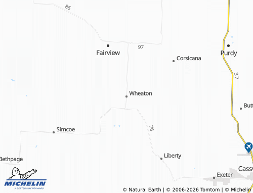 Mapa MICHELIN Wheaton - ViaMichelin