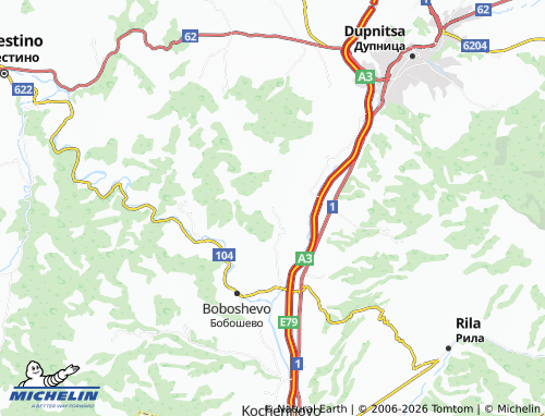 MICHELIN Visoka mogila map - ViaMichelin