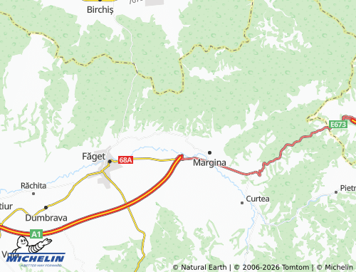 MICHELIN Sintești map - ViaMichelin