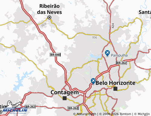 Mappa MICHELIN Pedra Azul - ViaMichelin