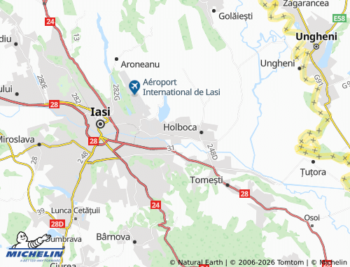 MICHELIN Dancu map - ViaMichelin