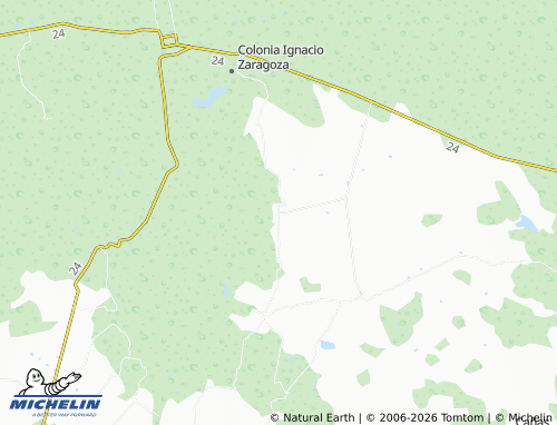 MICHELIN Benito Juárez map - ViaMichelin