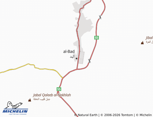 MICHELIN Al Bad map - ViaMichelin