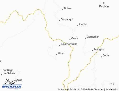 Mapa MICHELIN Cajamarquilla - ViaMichelin