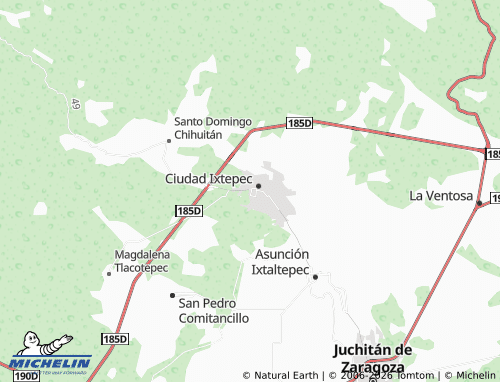 Carte MICHELIN San Jerónimo - ViaMichelin