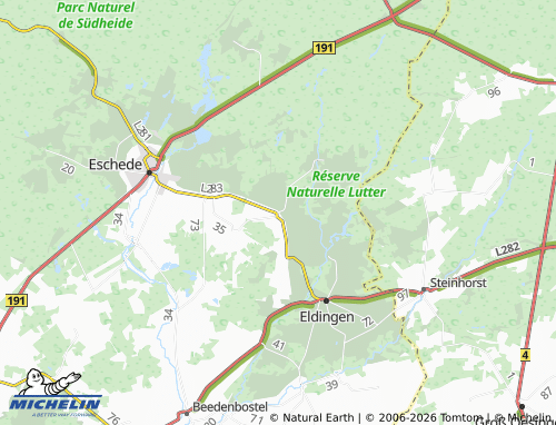 Carte MICHELIN Endeholz - ViaMichelin