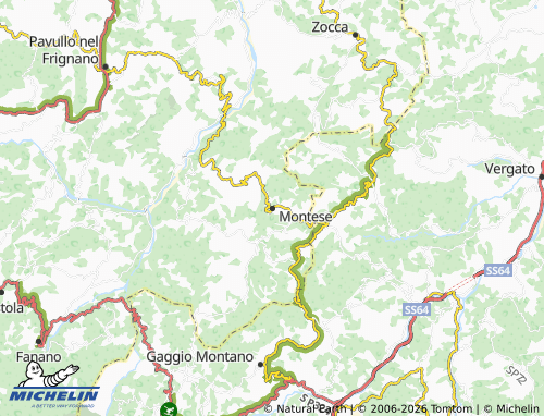 Mappa MICHELIN Montese - ViaMichelin