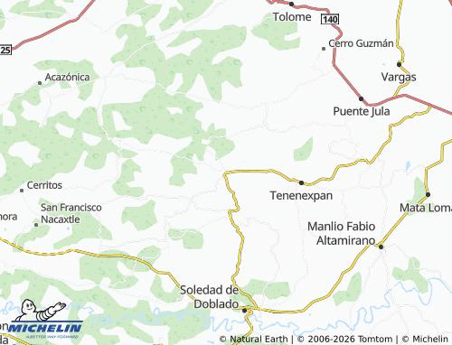 Mapa MICHELIN Mata Cazuela - ViaMichelin