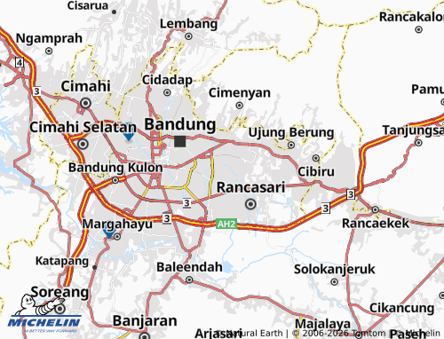 MICHELIN Kiaracondong map - ViaMichelin