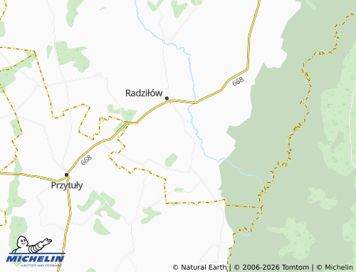 Mapa MICHELIN Brodowo - ViaMichelin