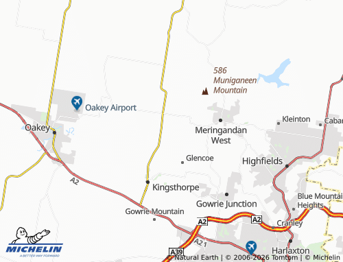 Mapa MICHELIN Gowrie Little Plain - ViaMichelin