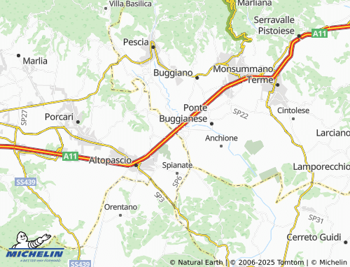 MICHELIN Michi map - ViaMichelin