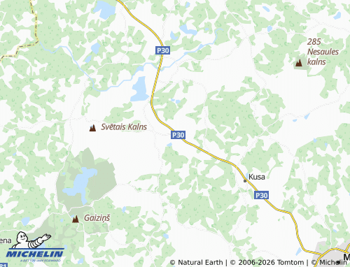Mapa MICHELIN Lautere - ViaMichelin