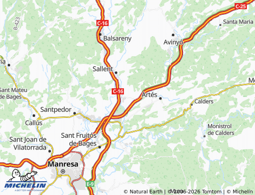 Carte MICHELIN Cabrianes - ViaMichelin