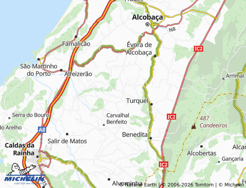 Mapa MICHELIN Vimeiro - ViaMichelin