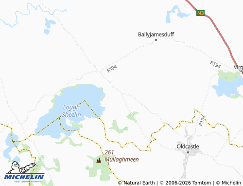Carte MICHELIN Mountnugent - ViaMichelin