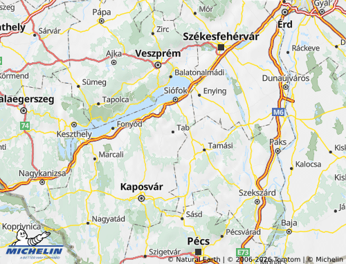 MICHELIN Tabi járás map - ViaMichelin