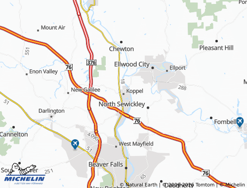 Mappa MICHELIN Koppel - ViaMichelin