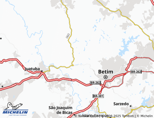 MICHELIN Gentileza map - ViaMichelin